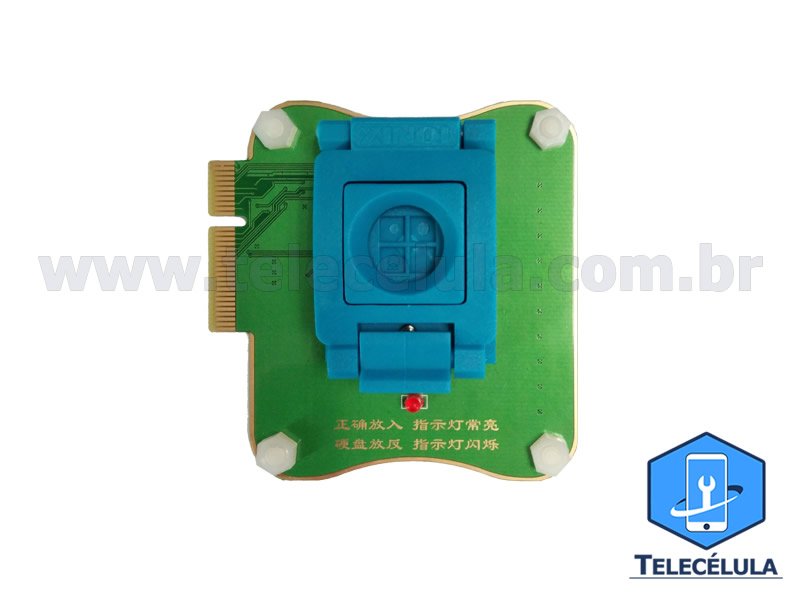 Sem Imagem - SOQUETE JC PRO100S APPLE IPHONE 4 4S 5 5C 6 6P E IPAD 2 3 4 5 6 MINI 2 3 4 NAND FLASH IC JC NRS-326